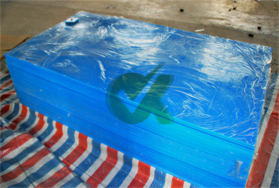 cut-to-size high density polyethylene board orange 3/8